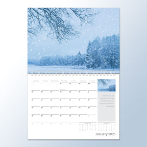 A4 Landscape Calendar