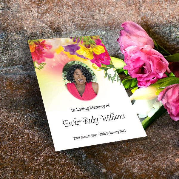 Digital Memorial Card - Small